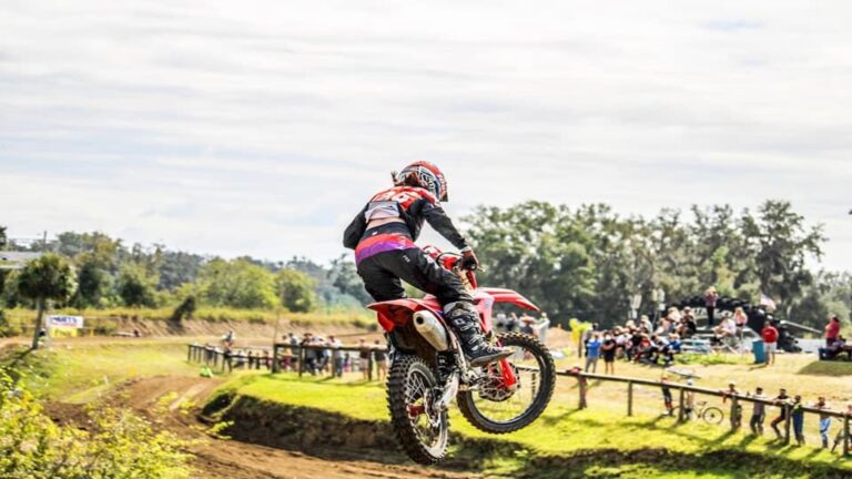 motocross rider going off a jump