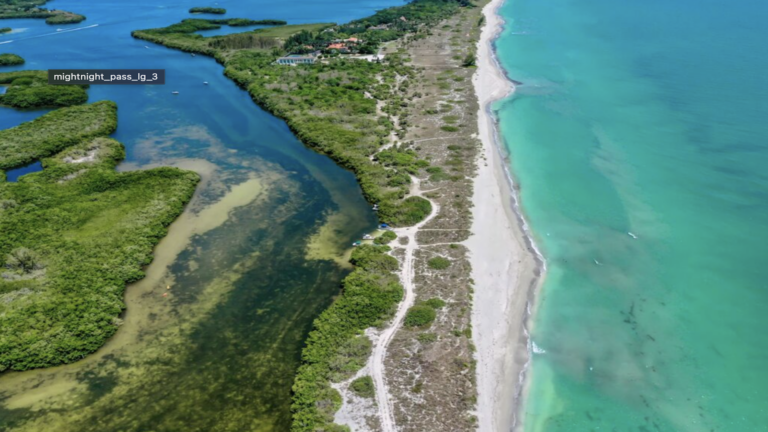 View of the waterways and key islands